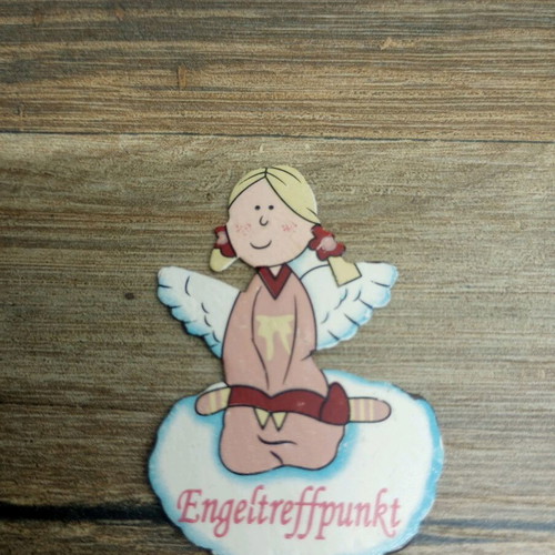Tin decorative angel stickers pack of 8, new