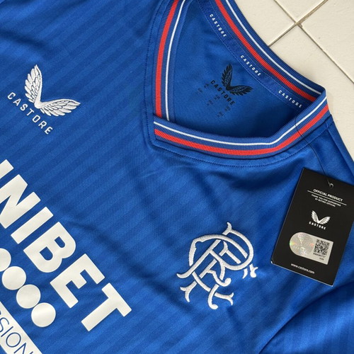 Rangers FC 2023/24 Home Jersey, Castore replica