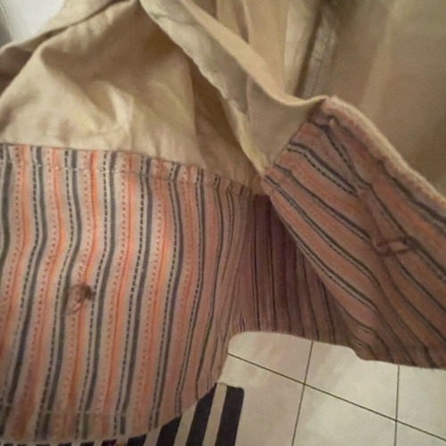 Angelo Muroni beige men's shirt XXL new 100% cotton