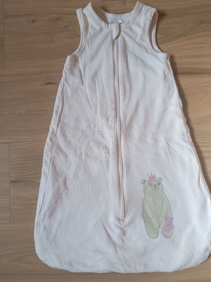 Lupilu baby sleeping bag 0-6 months like new, soft pink
