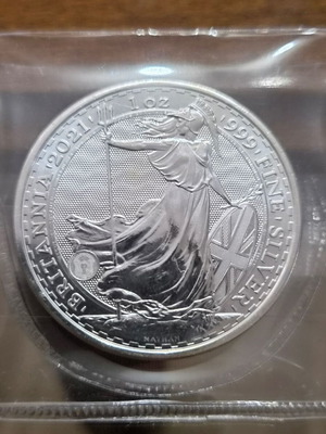 Ασημένιο Britannia 1oz silver 999 Australian Kangaroo Royal Mint 2021 καινούργιο
