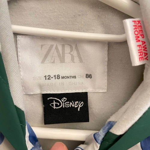 Zara Mickey Mouse raincoat like new
