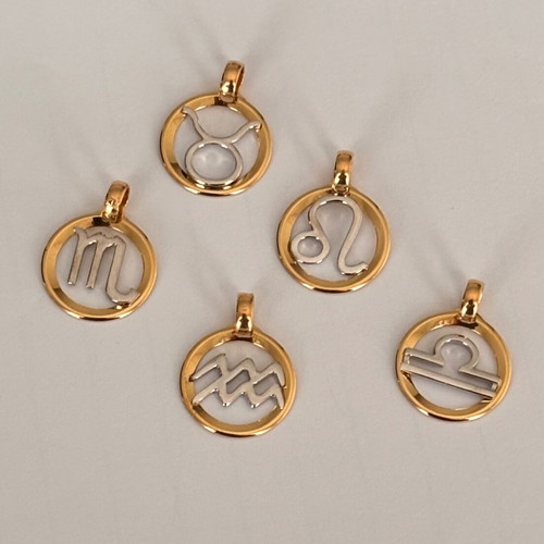 Zodiac gold k14 like new, Made in Italy