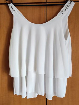 Summer tops pack of 2, sizes L and XL, white and multicolor