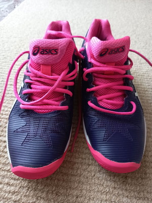 Asics Gel Resolution Speed 3 παπούτσια τένις μεταχειρισμένα, μωβ-ροζ, για χωμάτινες επιφάνειες