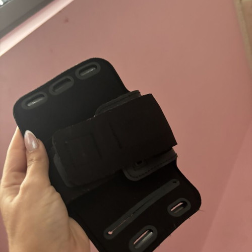 Black mobile phone case for cycling and running
