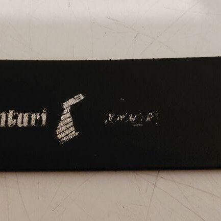 Nino Venturi men's leather belt Vera Pelle like new, black, 110 cm