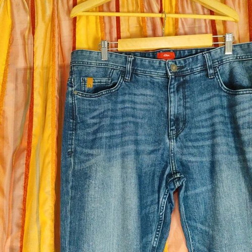 S.Oliver men's jeans used, regular fit, size L, blue