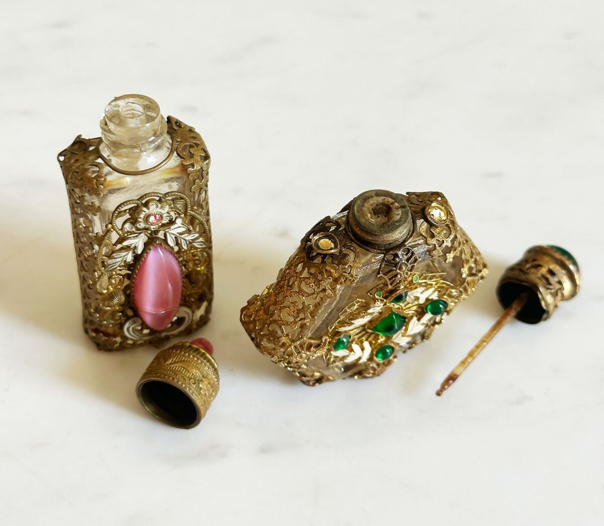 Vintage Czech Art Deco perfume bottles… - € 110,00 - Vendora.cy