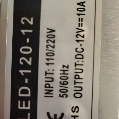 Power supply 12V 120W new, LED C-Wy-Ps120