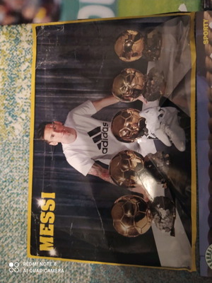 Sporty collectible posters used, pack of 5 from magazines