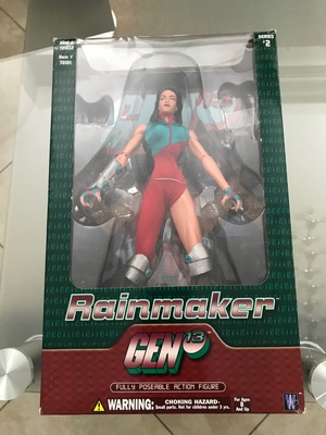 Gen 13 Rainmaker 12-inch figure doll used, J.Scott Campell