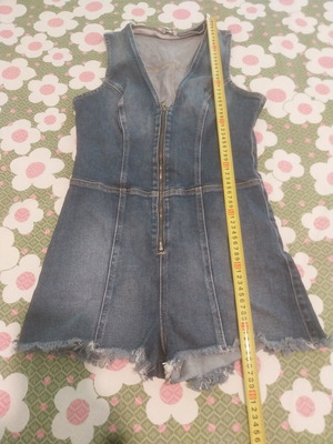 Guess women's denim jumpsuit size L like new