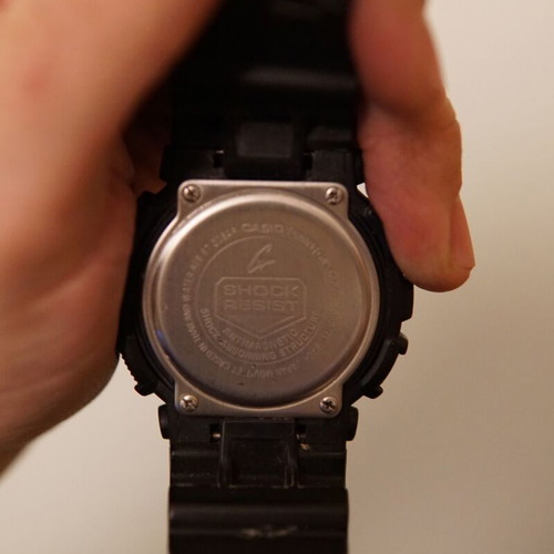 Casio watch GA-100-1A1ER used, men's, black