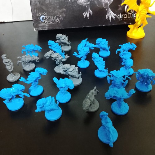 Project Elite Alien Pack expansion pack used with 39 miniatures and tokens
