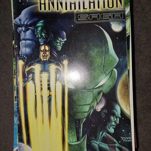 Annihilation Saga κόμικ μεταχειρισμένο, υπογεγραμμένο με COA, Scott Kolins 2007 Marvel