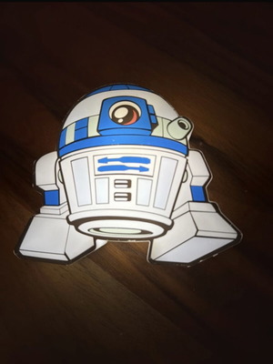 Star Wars R2D2 Mini 3D Deco Light used