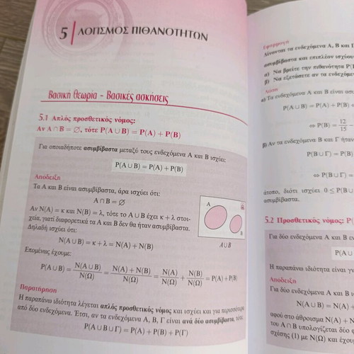 Algebra B' Lykeiou textbook used