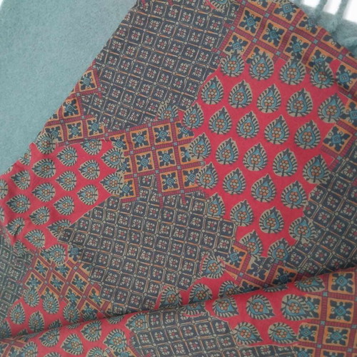 Vintage Hubert Milano men's scarf made of cotton and wool like new