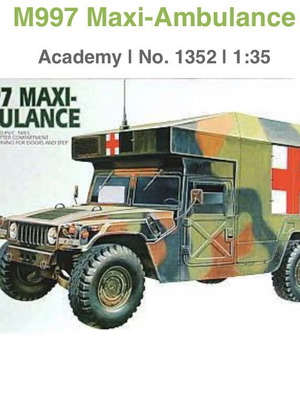 Academy M997 Maxi-Ambulance 1/35 scale new