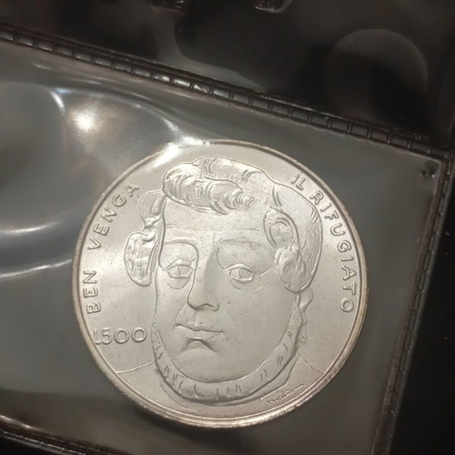 San Marino silver coin set 1982, Giuseppe Garibaldi centenary