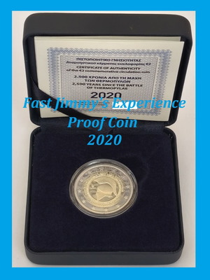 Proof Coin 2020 Μάχη των Θερμοπυλών καινούργιο