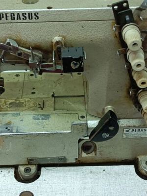 Sewing machine plate stitch used, professional simple