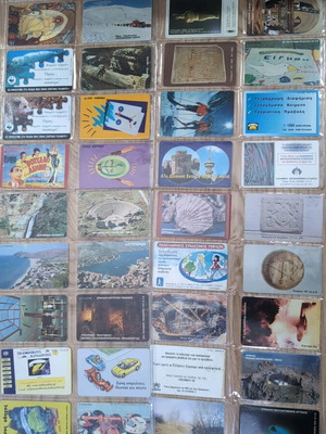 Phone card collection used, 146 pieces
