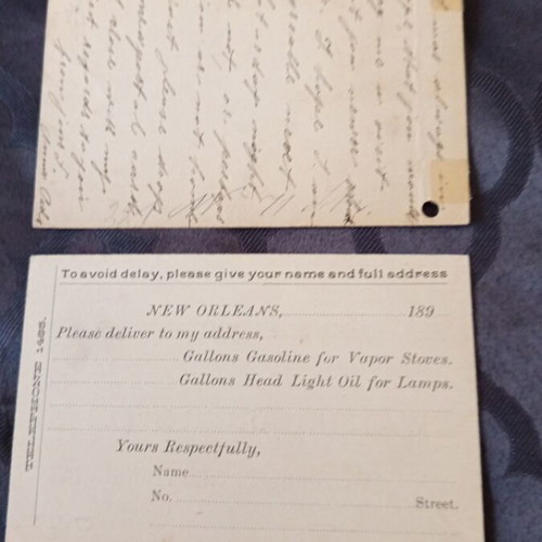 American postcards used, two from 1890s, one mailed 1896