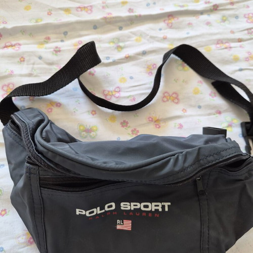 Polo Sport Ralph Lauren Vintage Waist Bag used, black 90s