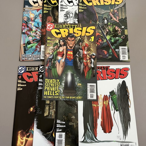 Identity Crisis comic series by Brad Meltzer and Rags Morales