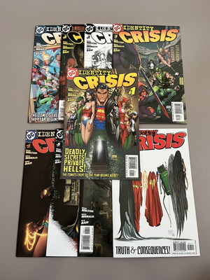 Identity Crisis comic series by Brad Meltzer and Rags Morales