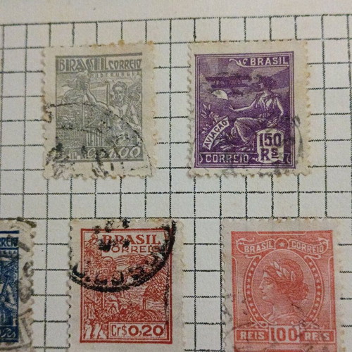 Brazilian stamps like new with unsealed items