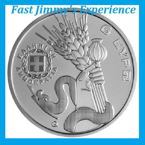 Official Silver Proof Coin 6 Euro Elefsina 2023 new