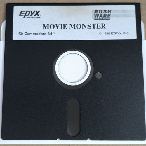 Movie Monster Commodore Disk like new