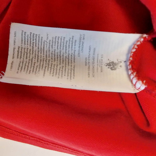 U.S. Polo Assn. men's red polo shirt XL like new