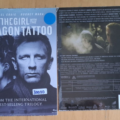 The Girl with the Dragon Tattoo double Blu-ray with Greek and Bulgarian subtitles