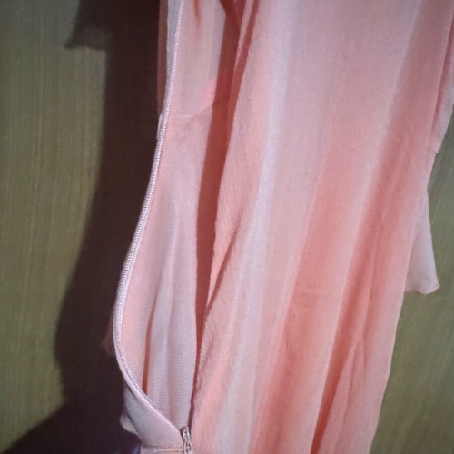 Dress with ruffles new, size XS, orange