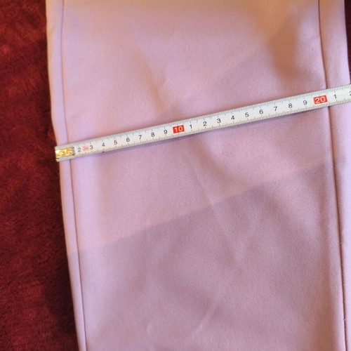 Lilac pants and white crop top set XS like new Bershka