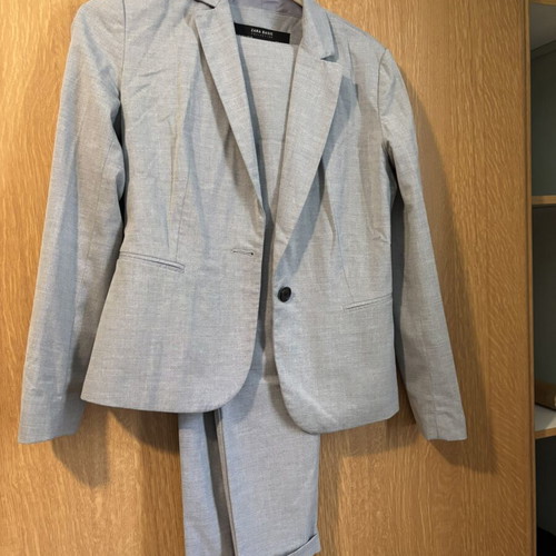 Zara gray summer suit size S used