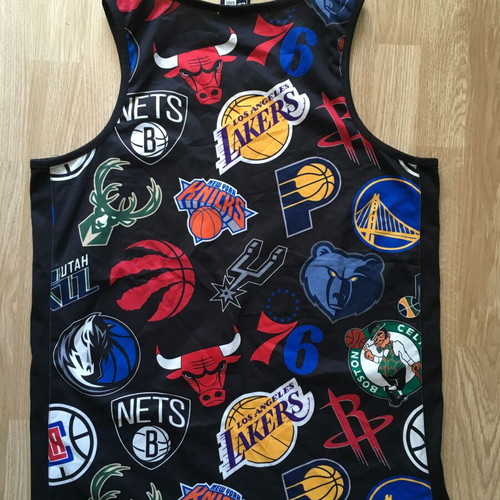 NBA Shirt New Era Mens Multi Team Jersey used, size L