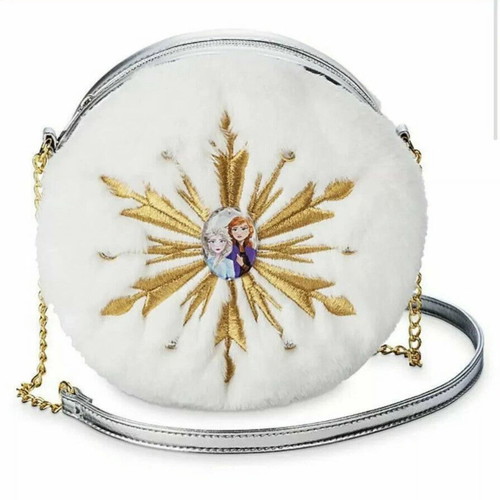 Frozen 2 collectible bag Disney like new, white and silver
