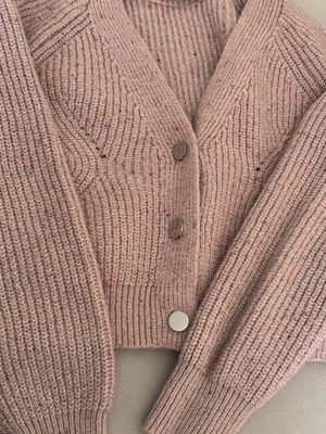 Arena short knitted cardigan like new, pink, size M
