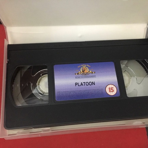 Platoon used videocassette English version without subtitles