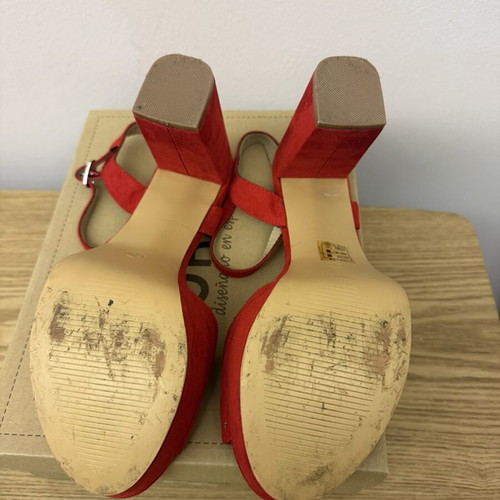 Corina high heels sandals like new, red, size 40