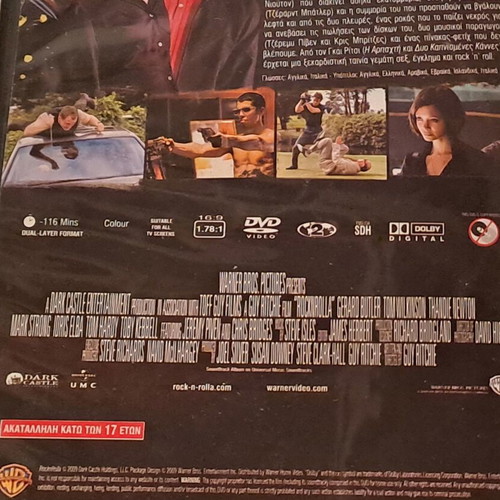 Rocknrolla DVD like new, crime action with subtitles