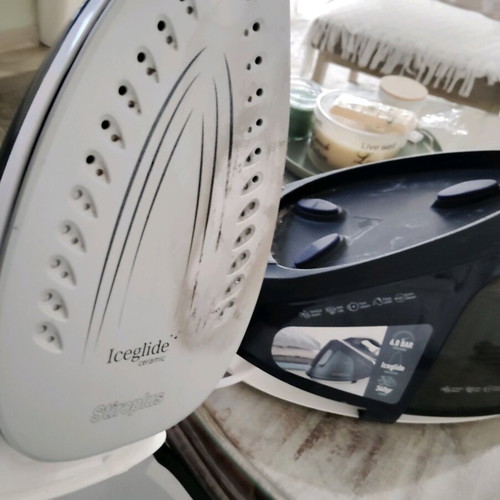 Stiroplus SP-2010 used iron with wear on ceramic plate