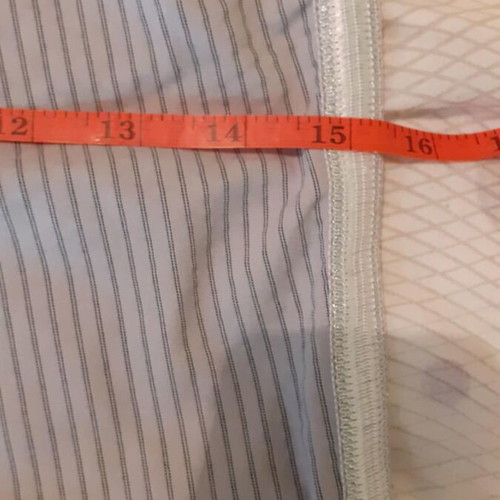Elastic grey striped pants Laura Torelli size M like new