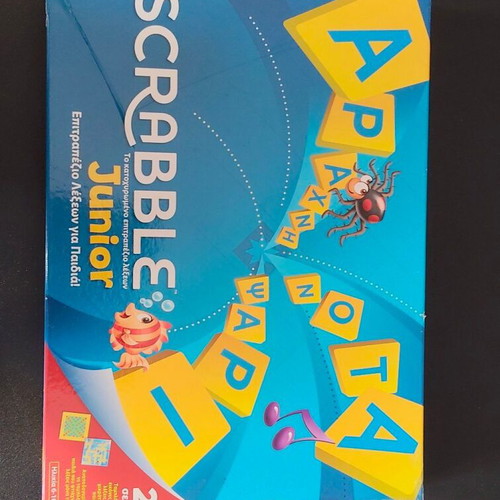 Scrabble Junior board game used for children