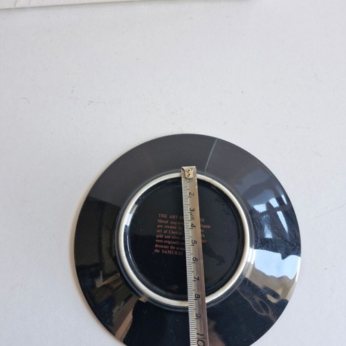 Souvenir plate used with 24K gold, Chokin technique